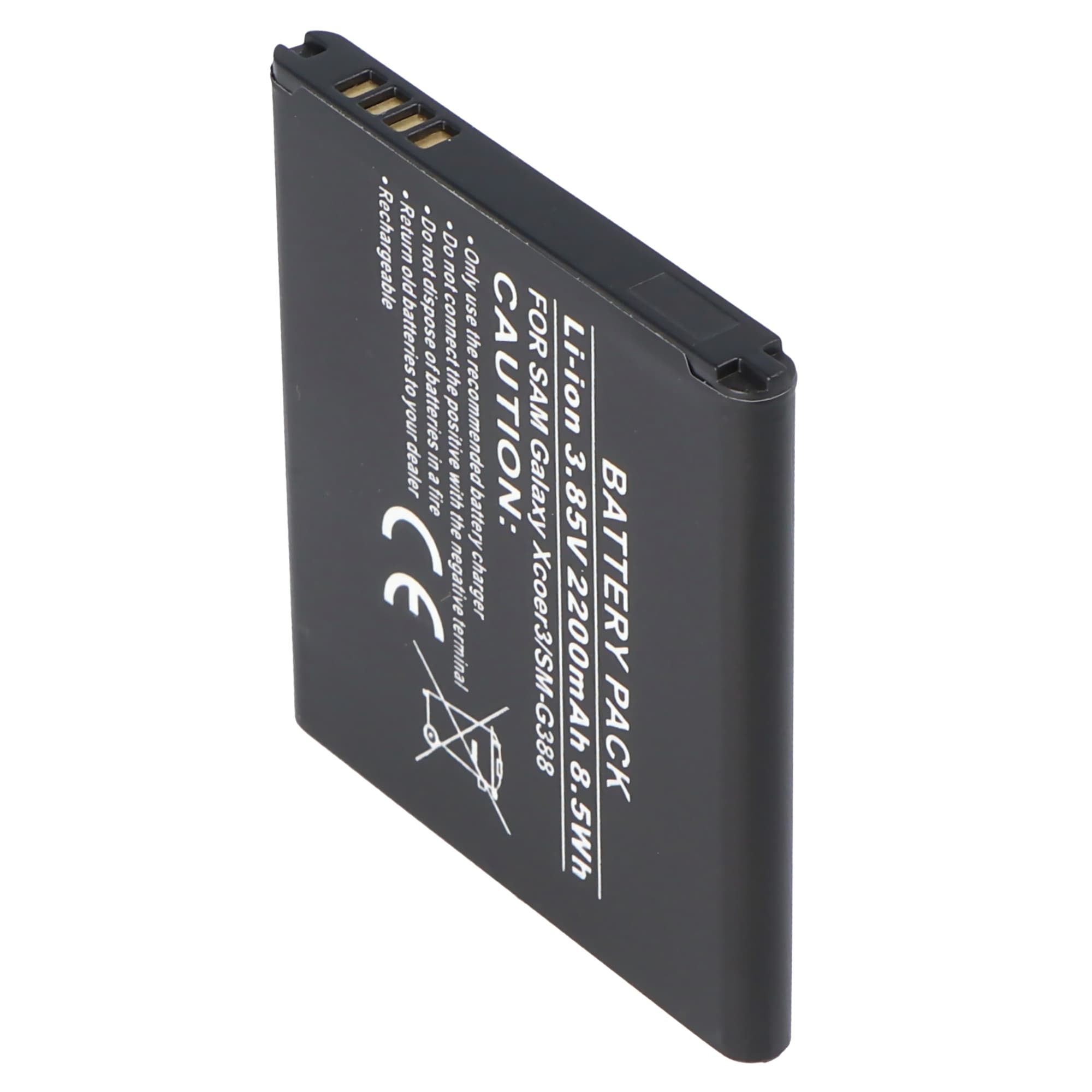 Batterie pour Samsung Galaxy Xcover 3, SM-G388, EB-BG388BBE, 2200mAh