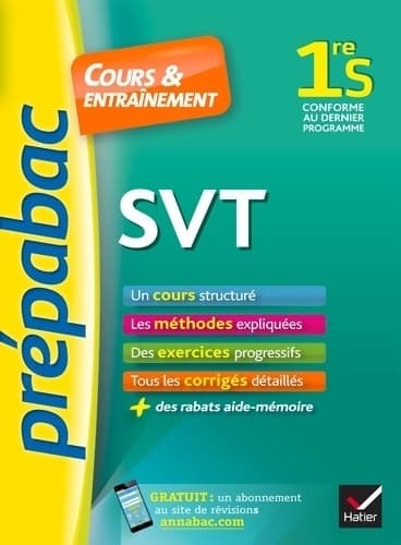 SVT 1ère S cours & entraînement - Jacques Bergeron