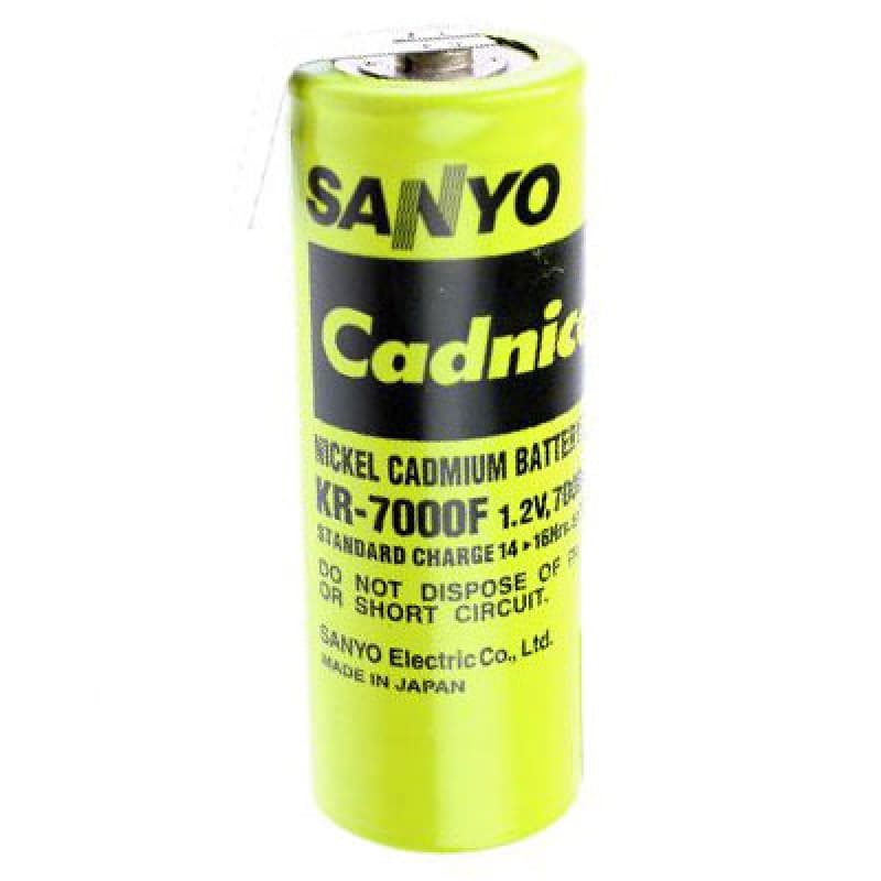 Sanyo KR-7000F Cadnica F Taille cellule unique avec cosse à souder uniquement sur pôle positif