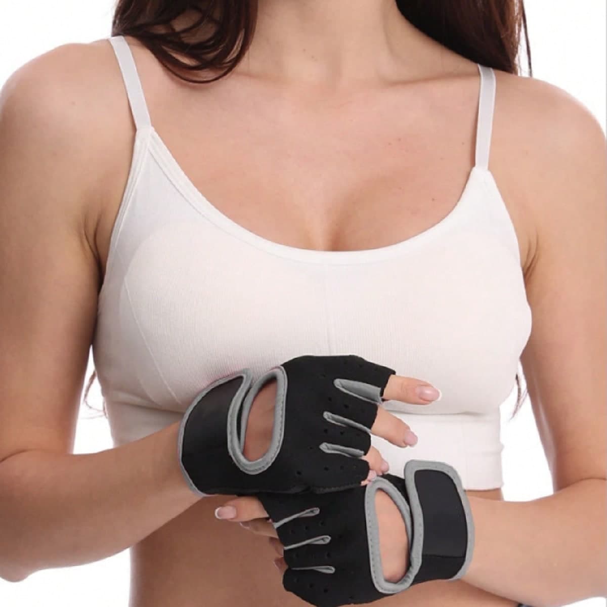 1 paire de gants de sport respirants pour la remise en forme pour hommes et femmes, idéale pour le basket-ball, l'haltérophilie et l'entrainement